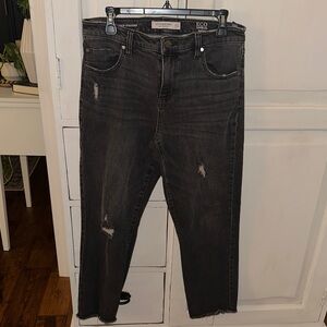 Liverpool Jeans Company Black Cropped Jeans